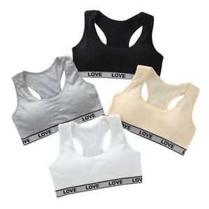 PACK DE 4 TOPS SUJETADORES CROP NIÑAS ALGODÓN ESTAMPADO DE MANCHAS COLOR MIXTO 8-16 AÑOS Pubertad - Imagen 1 de 12