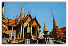 Postcard Emerald Budda Temple Bankok Thailand Vintage Standard View Card #2