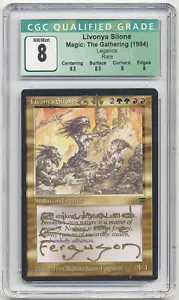 Graded Signed Altered Livonya Silone CGC Legends Art Richard Kane Ferguson MTG! - Picture 1 of 2