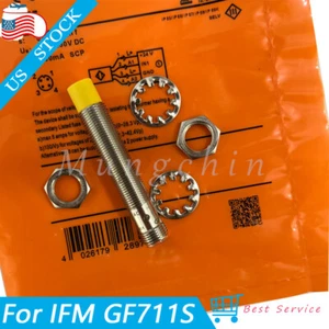 NEW Safety Inductive Proximity Sensor 0.5mm-4mm For IFM GF711S 100mA 19.2-30VDC - Picture 1 of 5
