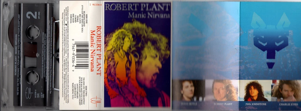 Manic Nirvana by Robert Plant (Cassette, Mar-1990, Es Paranza) 7 91336-4 - Image 1 of 1