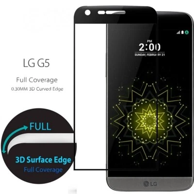 3D Curved Full Screen Cover LG Velvet,V50,Wing Tempered Glass Screen Protector  - Image 1 of 3