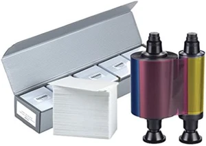 R3011 YMCKO Color Ribbon 500 PVC Cards - Afbeelding 1 van 2