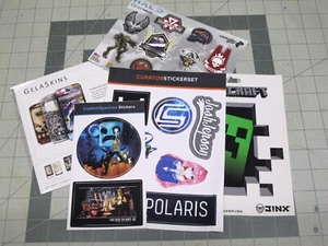 new and Sold Out Video Game gamer sticker - Minecraft Halo lot of 5 - Picture 1 of 5