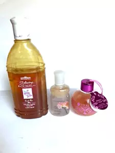 3 pc Bath & Body Works SWEET PEA Relaxing Bath Bubbles & Bubble Bath Free Ship - Picture 1 of 2
