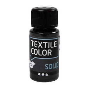 Dekkende Textielverf - Zwart, 50ml - Imagen 1 de 1