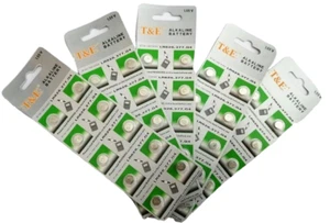 50x Pila Batteria bottone 1,5V 376 377 AG4 SR626SW G4A LR626 LR66 L626 177 1.5v - Imagen 1 de 1