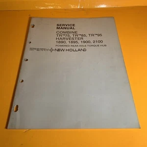 NEW HOLLAND SPERRY Combine TR75 TR95 Harvester 1890 1895 1900 2100 MANUAL Parts - Picture 1 of 9