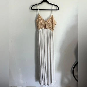 Tularosa Bryce Lace Cutout Maxi Dress Woman Size Small - Picture 1 of 10