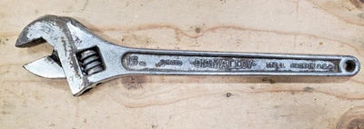 DIAMOND TOOL 15 pulgadas Llave Ajustable Forjado Diamalloy Acero, Duluth Minn. EE. UU. Foto 1 de 4