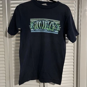Vintage JNCO Jeans Navy Blue T-Shirt Size Youth L - Picture 1 of 6