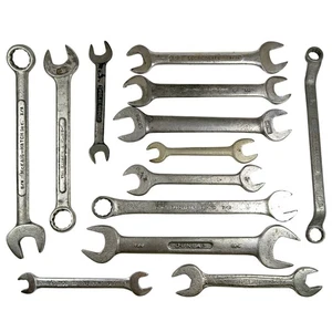 Posten 13 Vintage USA Schraubenschlüssel - Dunlap, Billings, Blackhawk, Thorsen, mehr - Bild 1 von 3