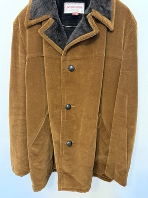 Vintage McGregor Mens Lined Corduroy Jacket/Barn Chore Coat Size 46 USA Made - Image 1 of 4