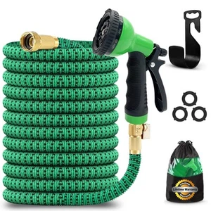 XpandaHose 75ft Expandable Garden Hose with Holder - Heavy Duty Superior Stre... - Picture 1 of 6