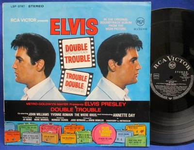 LP ELVIS PRESLEY - DOUBLE TROUBLE / GERMAN BLACK RCA-VICTOR LSP-3787 - Bild 1 von 4