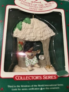 Hallmark Windows of the World Ornament Polynesian 1987 Third in Series - Picture 1 of 2