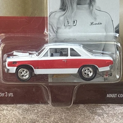 Tarjeta Johnny Lightning Muscle Hurst 69 AMC SC/Rambler Diecast Linda Vaughn #17 Foto 1 de 3