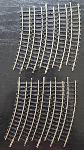 Lot 10X Scale N Inner Curve Track 24° N Gauge Seated Passengers Model Vintage - Picture 1 of 2