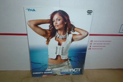 WWE TNA DIVA CHRISTY HEMME 2013 PROMOCIÓN LUCHA LIBRE DE IMPACTO FOTOGRAFÍA 8 X 10 Foto 1 de 2