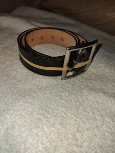 Cinturón de cuero de grano superior genuino sólido cinturón de trabajo 1,5 pulgadas de ancho talla 30 - Imagen 1 de 5