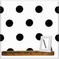 100 Polka dots circle Wall Stickers Decal Vinyl Art Decor 4 different sizes 0140