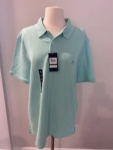 Nuevo con etiquetas Polo Izod Advantage Performance Talla L Verde Hielo Manga Corta Refrigeración - Imagen 1 de 14
