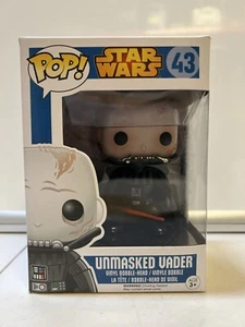@ Funko Pop! Cabezal de bobble de vinilo Star Wars desenmascarado Darth Vader 43 con protector - Imagen 1 de 8