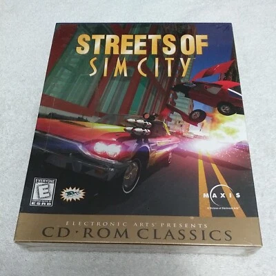 Streets of Sim City PC Software Game - Big Box - New Sealed Mint Condition Maxis - Image 1 of 2