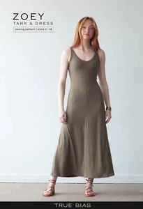 Zoey Tank & Dress - TrueBias - 0-18 - Difficulty 2/5 - Knit Fabrics - Picture 1 of 2
