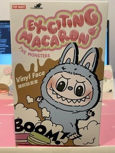 POP MART The Monsters Exciting Macaron Series Plush Pendant Single Box (GENUINE) - Picture 1 of 4