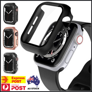 For Apple Watch 8 SE 7 6 5 4 38/40/41/42/44/45 Screen Protector Case