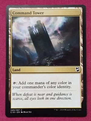 Magic The Gathering COMMANDER 2018 C18 COMMAND TOWER land card MTG - Image 1 of 2