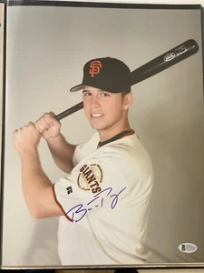 BUSTER POSEY SIGNED 11X14 SAN FRANCISCO GIANTS BECKETT BAS AUTOGRAPH AUTO - Picture 1 of 1