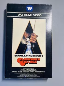 A Clockwork Orange • Big Box VHS • 1980, 1st VHS Release • WCI Warner • RARE! - Picture 1 of 6
