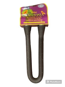 Vo-Toys Bird Bendable Rubber Perch Bolt On 27" Large Amazonia Parrot Macaw - Picture 1 of 1