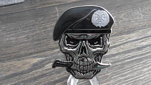 USAF SOCOM AFSOC SR Air Force Special Reconnaissance Skull Challenge Coin - Bild 1 von 9