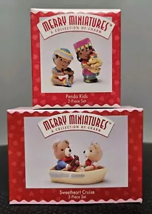 Hallmark Merry Miniatures Minis Valentinstag Schatz Kreuzfahrt und Penda Kinder - Bild 1 von 6