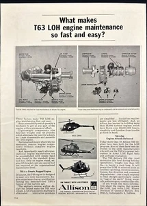 Allison General Motors Helicopter Engines Print Ad 1963 - Picture 1 of 5