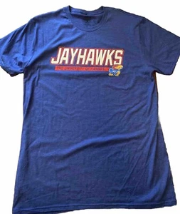 Rivalry Threads Shirt University Of Kansas Jayhawks Mens Large Blue College - Picture 1 of 5