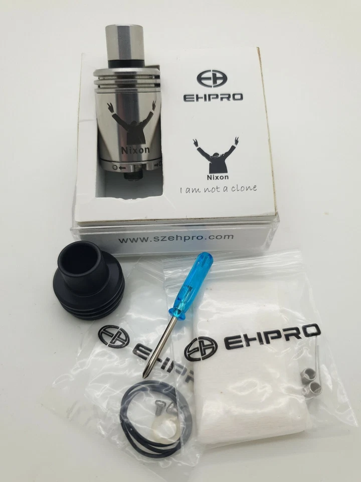Ehpro Nixon RBA  Atomizer Verdampfer silber E Zigarette - Bild 1 von 1