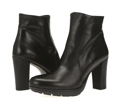 Botines de cuero negro para mujer ANDRE ASSOUS 160403 talla 8,5 Foto 1 de 4