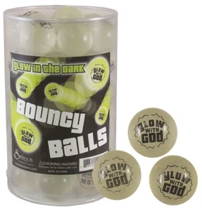 Toy-Glow In The Dark Bouncy Balls (Pack of 48) - Picture 1 of 1