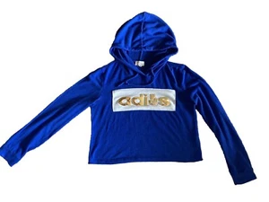 Fig & Olive Blue Hoodie Girls Small Gold Logo Mexico - Picture 1 of 7