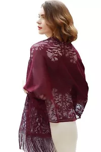 Evening Shawls Wraps for Dresses Pashmina Wedding Formal Women Scarves - Picture 1 of 6