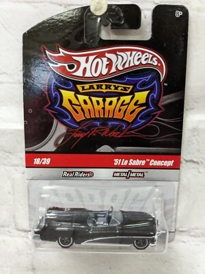 Hot Wheels Larry's Garage Black '51 Le Sabre Concept #18 RealRiders CHASE FIRMADO Foto 1 de 3