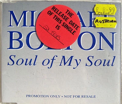 MICHAEL BOLTON CD Soul Of My Soul 1 Track AUSTRIAN Radio PROMO Mint - - Image 1 of 4