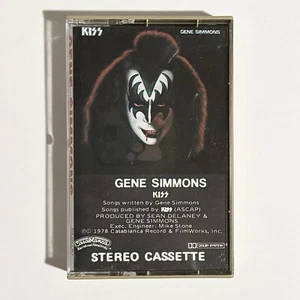 KISS Gene Simmons Cassette Tape Album 1978 PolyGram OG USA 1st Press Rock - Picture 1 of 6