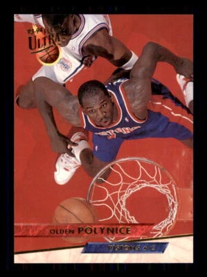 1993 Basketball Ultra Olden Polynice Detroit Pistons #59 2 - Image 1 of 2