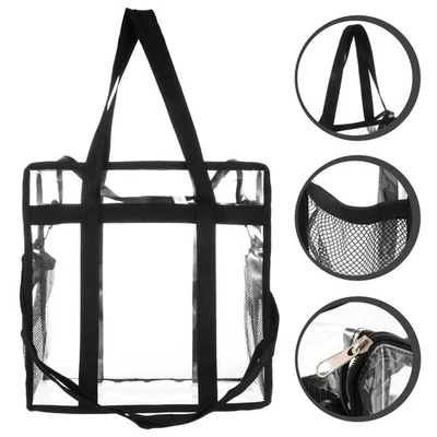  Vinyl Record Carrying Case Large Capacity Pouch Pvc Shoulder Bag - Image 1 of 4