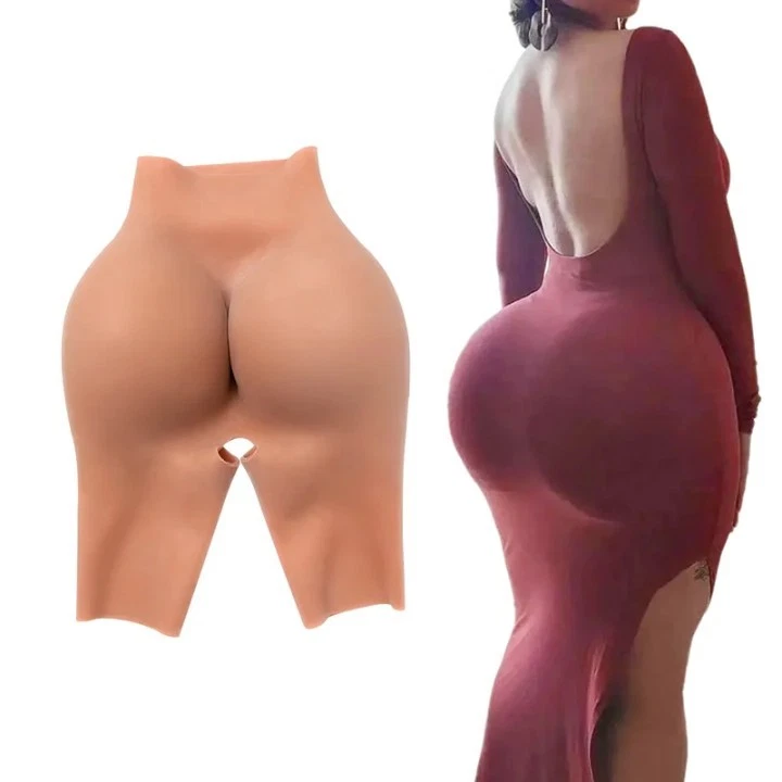 Pantalón de silicona Roanyer para mejorar la cadera agitable vagina falsa levantador de glúteos travesti Foto 1 de 2